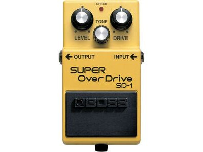 Boss SD1 Super OverDrive Effects Pedal 