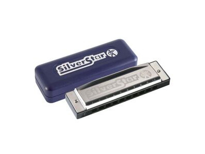 Hohner Silver Star Harmonica Key of C click to zoom image
