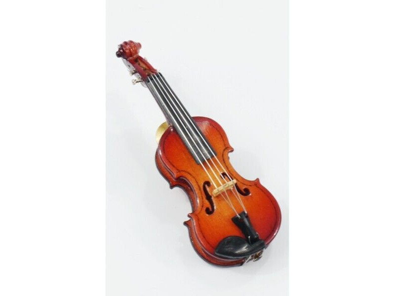Agifty Miniature Pin Violin 7 Cm With Gift Case click to zoom image