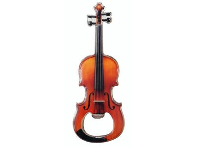 Agifty Bottle Opener With Magnet - Violin