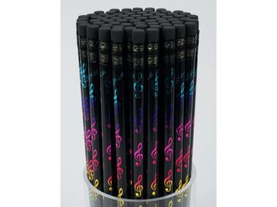 Agifty Pencil G-Clef Black/Colourful click to zoom image