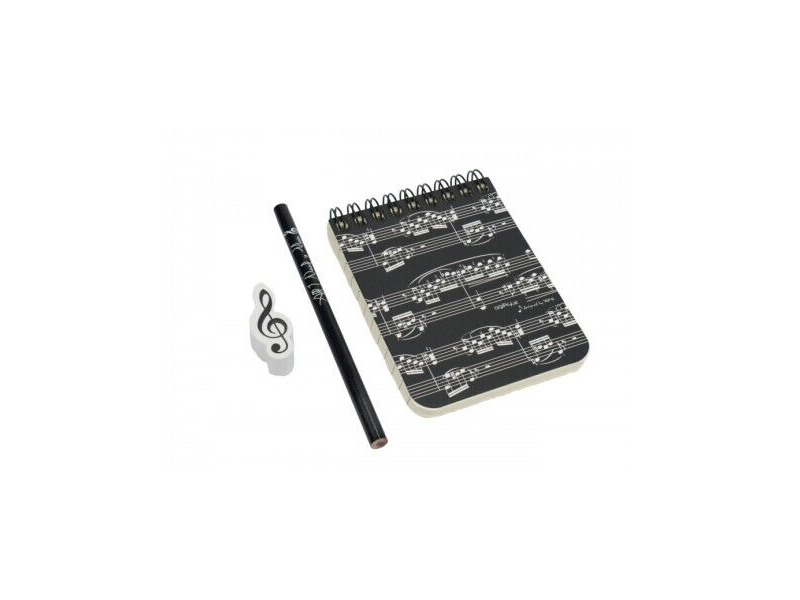Agifty Writing Kit Mini A7: Sheet Music White (A Set Of 3) click to zoom image