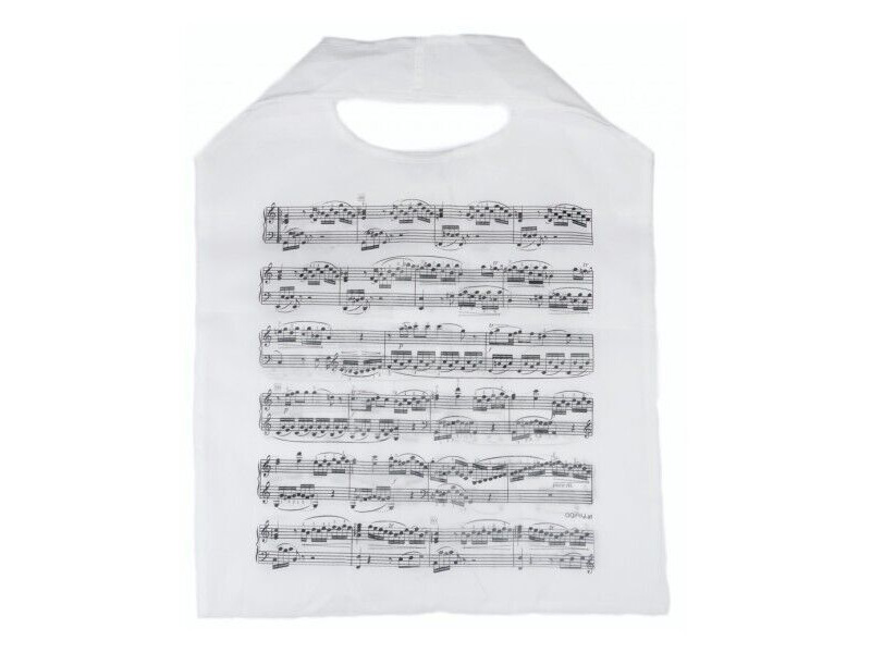 Agifty Mini Shopper: Notelines White click to zoom image