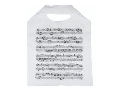 Agifty Mini Shopper: Notelines White 