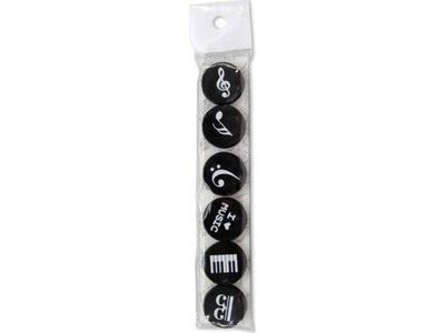Agifty Music Note Magnets 6 Pack