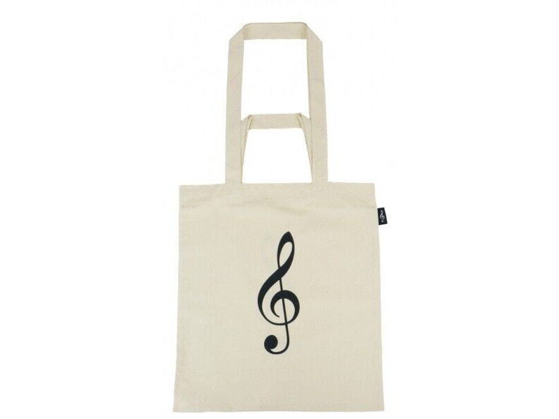 Agifty Tote bag g-clef natural (2 IN 1) click to zoom image