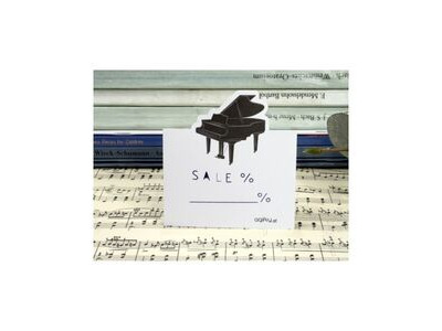Agifty Standing Memo Pad: Grand Piano Design