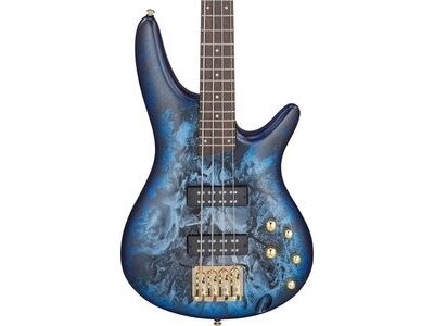 Ibanez SR300EDXCZM COSMIC BLUE FROZEN MATTE BASS GUITAR click to zoom image