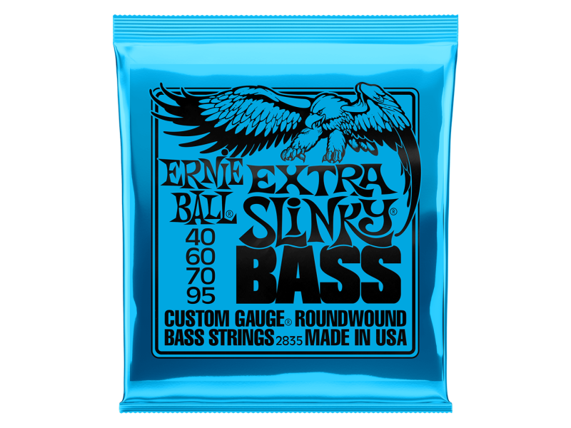 Ernie Ball Extra Slinky Bass Guitar Strings 40-95 click to zoom image