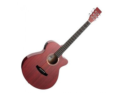 Tanglewood DBTSFCETRG Discovery Super Folk Elect/Acoustic Guitare Red