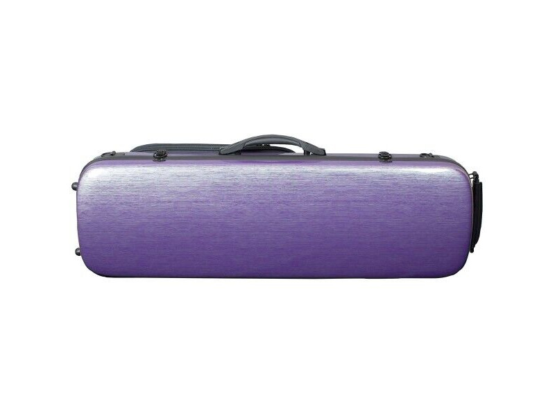 Hidersine Violin Polycarbonate Oblong Case Purple click to zoom image