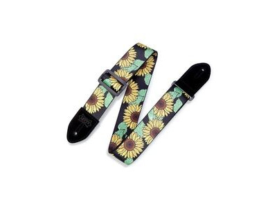 Levy's MP2-009 Guitar Strap Sunflower Design