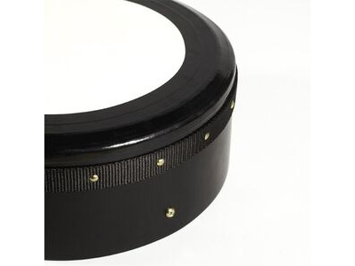 Koda Bodhran 16"x4" Solid Wooden Black Frame, Bag & Beater click to zoom image