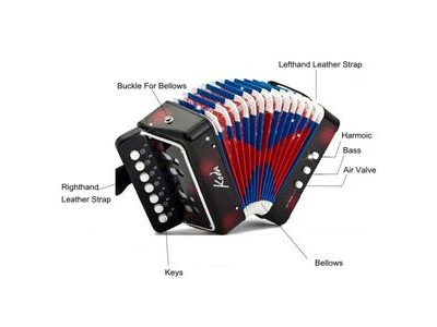Koda HC103A Child 7 Button Accordion click to zoom image