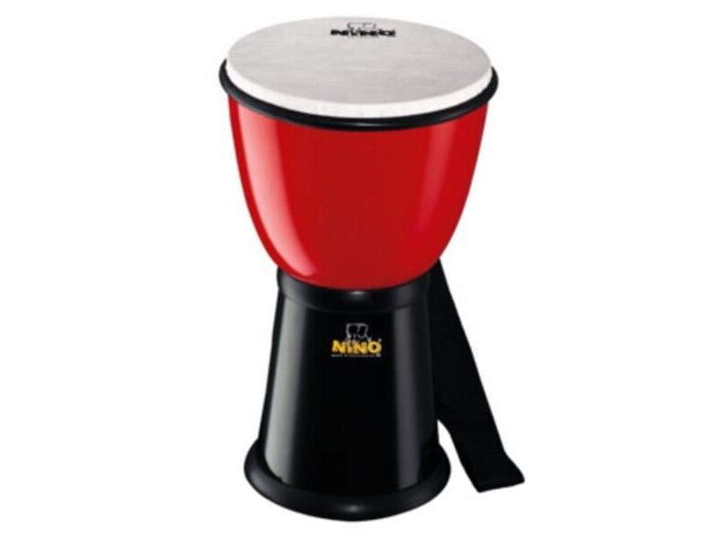 Nino Percussion 8" ABS Djembe (Red/Black) click to zoom image