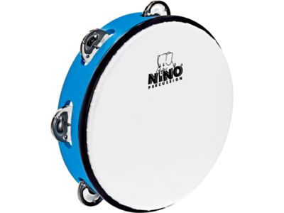 Nino Percussion 8" ABS Tambourine (Sky Blue) 