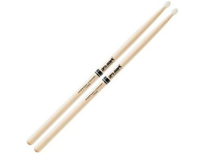 Promark Hickory 5B TX5BN Nylon Tip Drum Sticks 