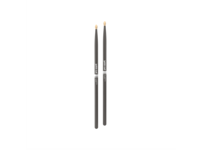 Promark Classic Forward 5A Painted Gray Hickory Drumstick, Oval Wood Tip click to zoom image