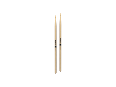 Promark Classic Forward 7A Hickory Drumstick, Oval Wood Tip click to zoom image